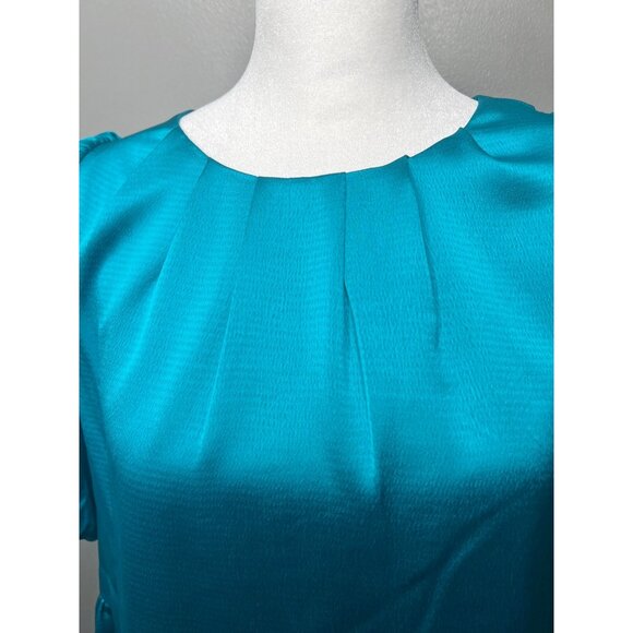 Lilly Pulitzer Blakelynn Elbow Sleeve Top Blue Rhapsody Size 6 - Picture 12 of 16